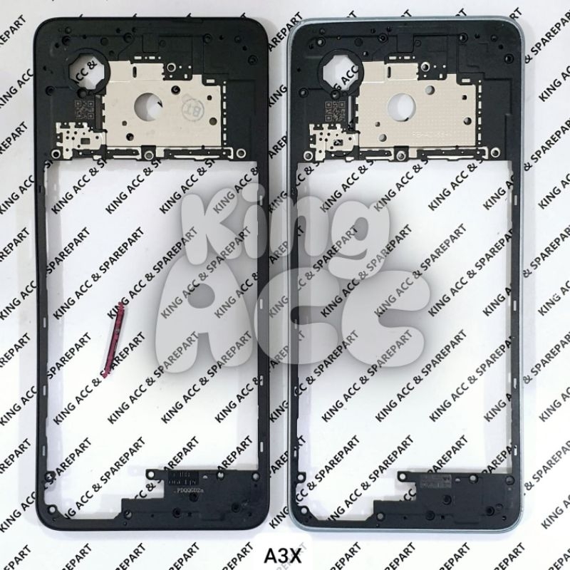 BEZZEL BAZEL BEZEL BEJEL TULANG MESIN TENGAH OPPO A3 / A3X