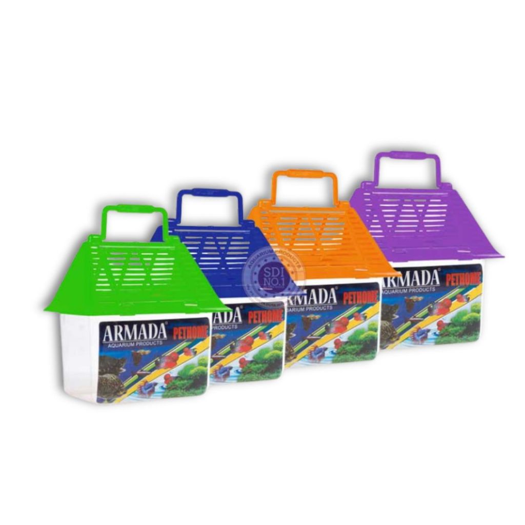 PET HOME 01 ARMADA Aquarium Mini Ikan Kecil Kura Kura