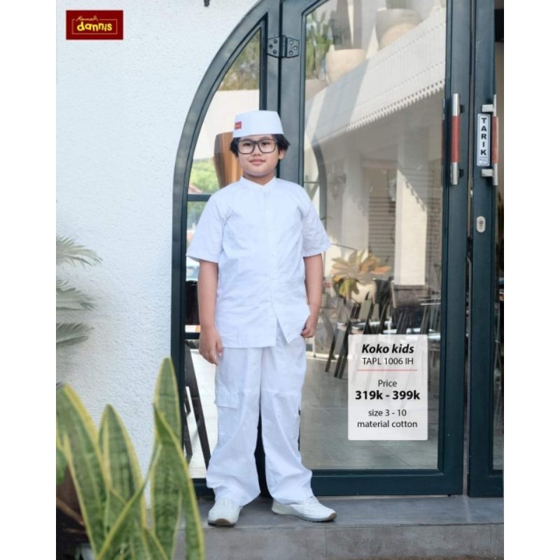 Dannis anak cowok putih size 6