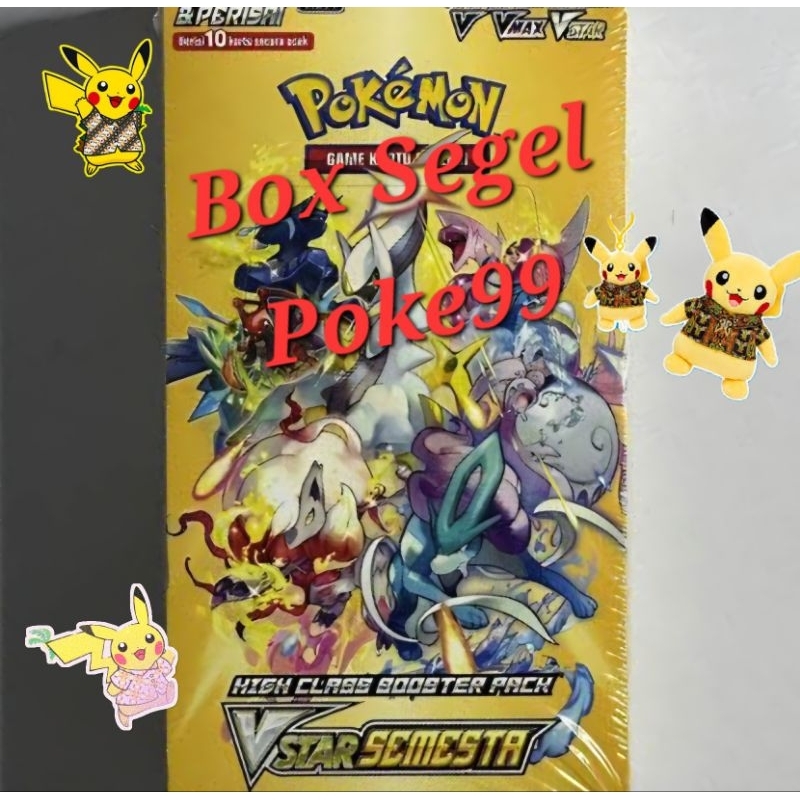 Kartu Pokemon Booster Box sv12a. Vstar Semesta Indonesia