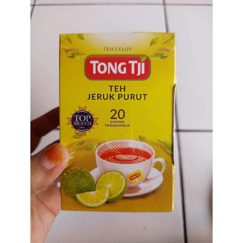 

teh tongtji jeruk purut/teh celup 20 kantong dengan amplop
