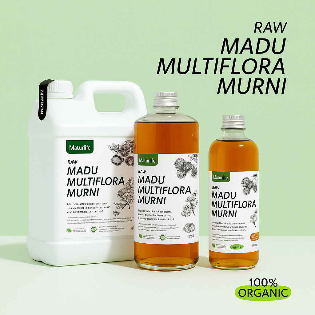 

MADU MULTIFLORA SUPER ASLI ORIGINAL ALAMI TANPA CAMPURAN APAPUN RAW HONEY MINUMAN