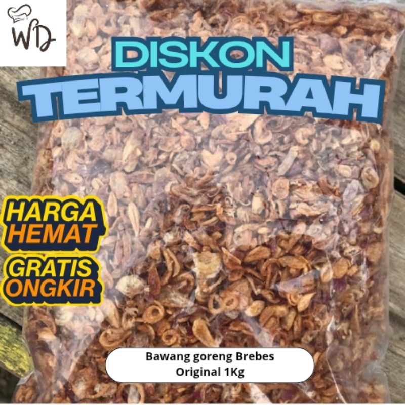 

Bawang Goreng Asli Brebes Original 1Kg