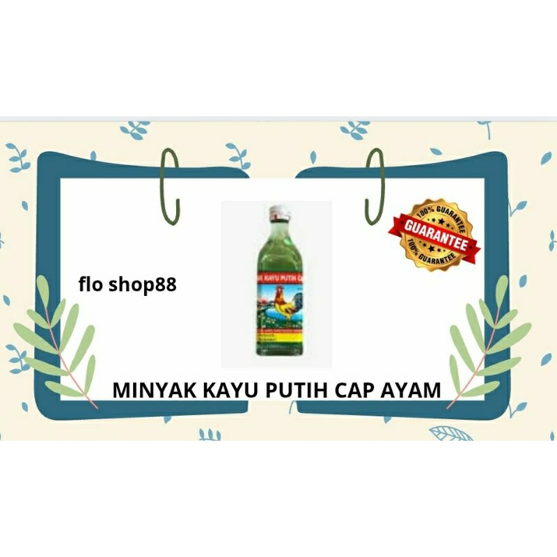 A - MINYAK KAYU PUTIH CAP AYAM / MINYAK KAYU PUTIH CAP AYAM 150ML / MINYAK KAYU PUTIH CAP AYAM JAGO 