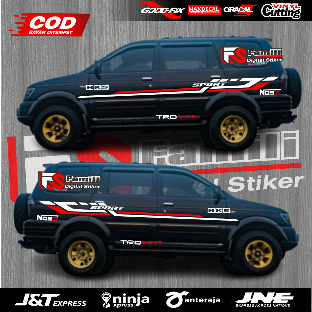 STICKER MOBIL ISUZU PANTHER TOURING STICKER PANTHER TOURING STIKER MOBIL PANTHER STICKER PANTHER