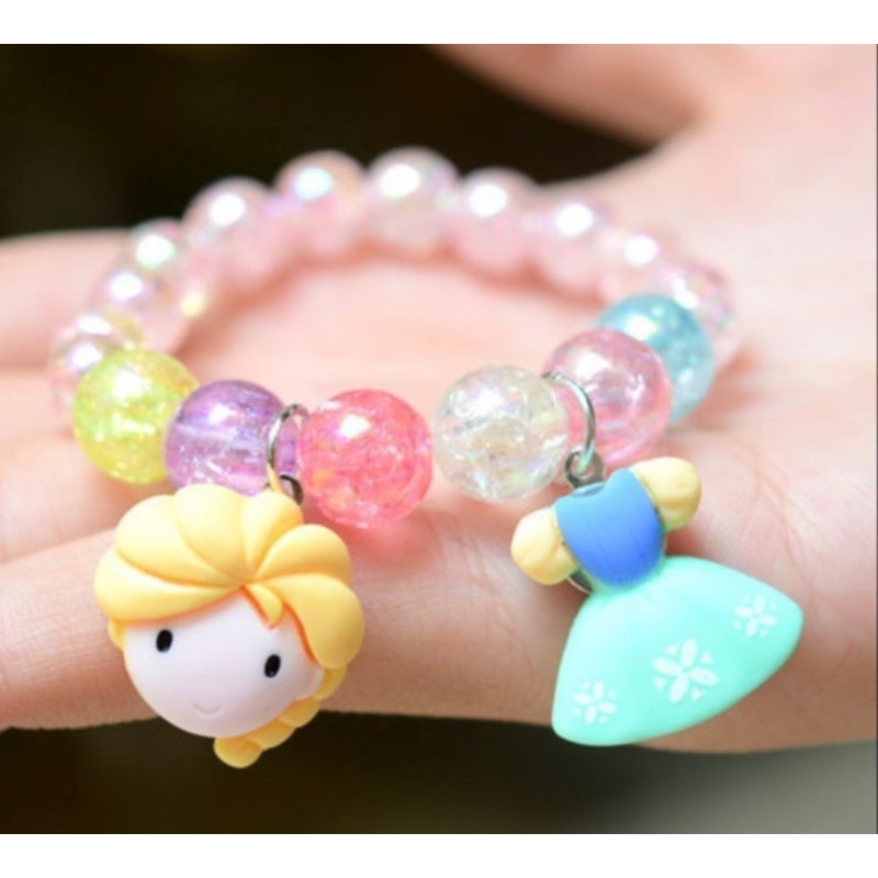 GELANG ANAK | GELANG MOTIF PRINCESS | GELANG MANIK ANAK | GELANG MANIK-MANIK