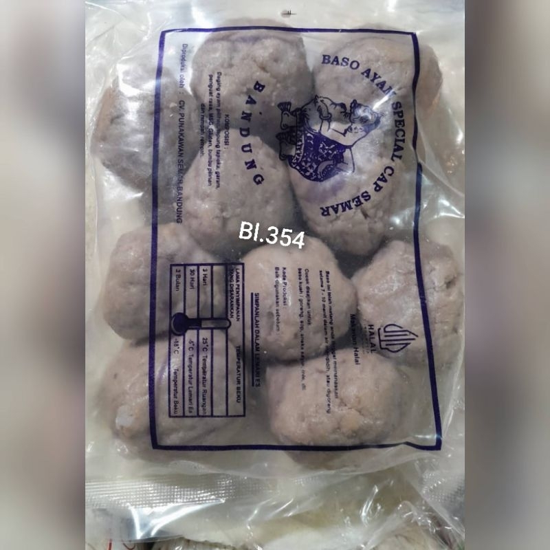 

bakso ayam spesial cap semar/bakso semar BTL/bakso bandung isi 10