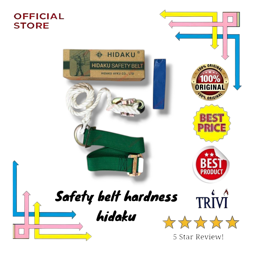 Safety belt hardness hidaku sabuk pengaman kerja