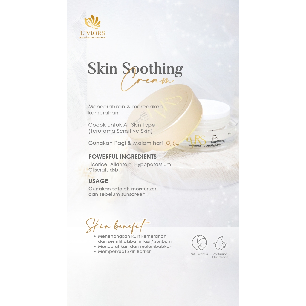 L'VIORS Soothing Cream (LVIORS Calming Skin 15gr)