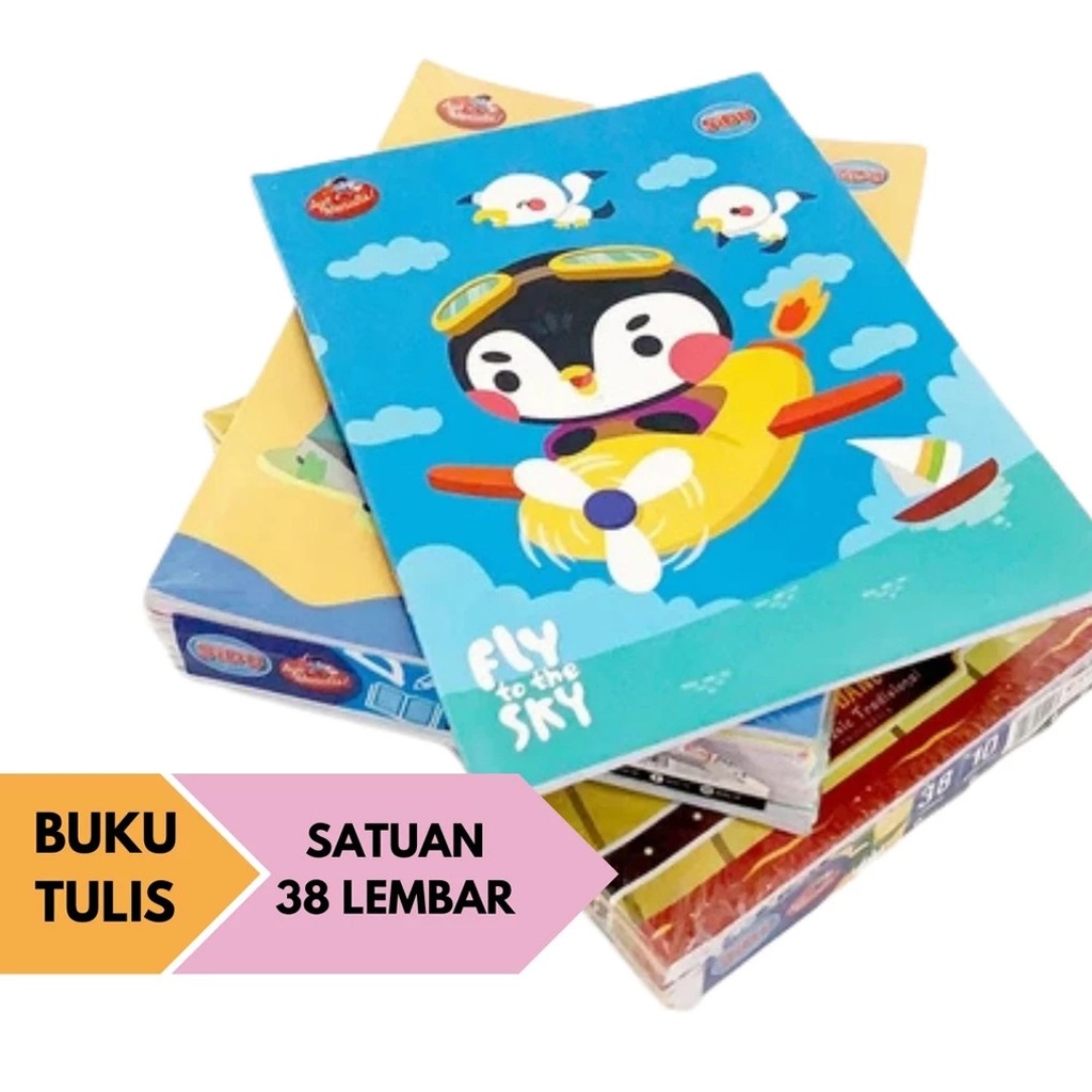 

Buku Tulis SIDU Sinar Dunia 38 Lembar Buku Sekolah - Isi 1 Buku