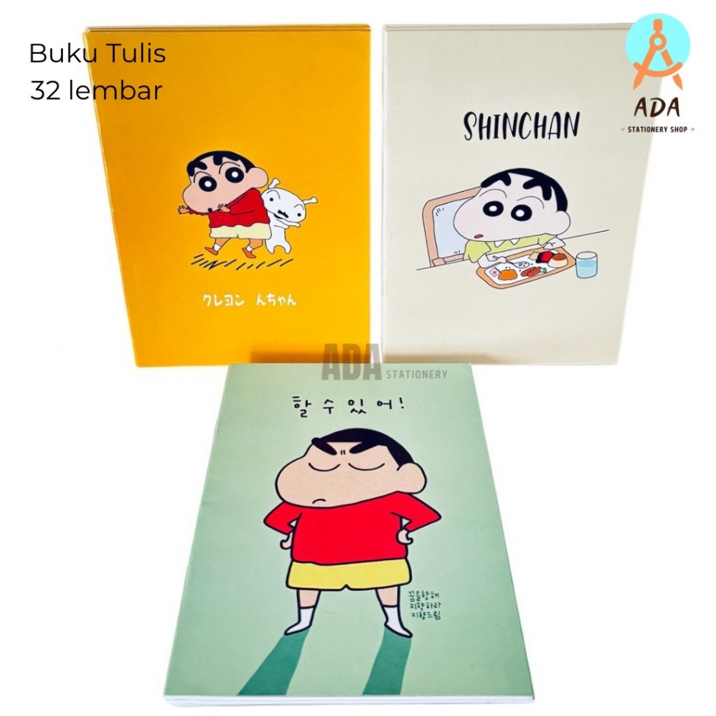 

(3 BUKU) set BUKU TULIS KARAKTER LUCU/ BUKU TULIS 30 lembar/BUKU LUCU