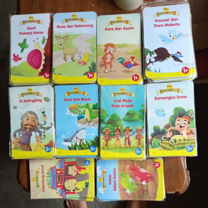 Kartu Dongeng Aku Dan Kau Bonus Susu Dancow Nestle Untuk Balita Bahasa Indonesia