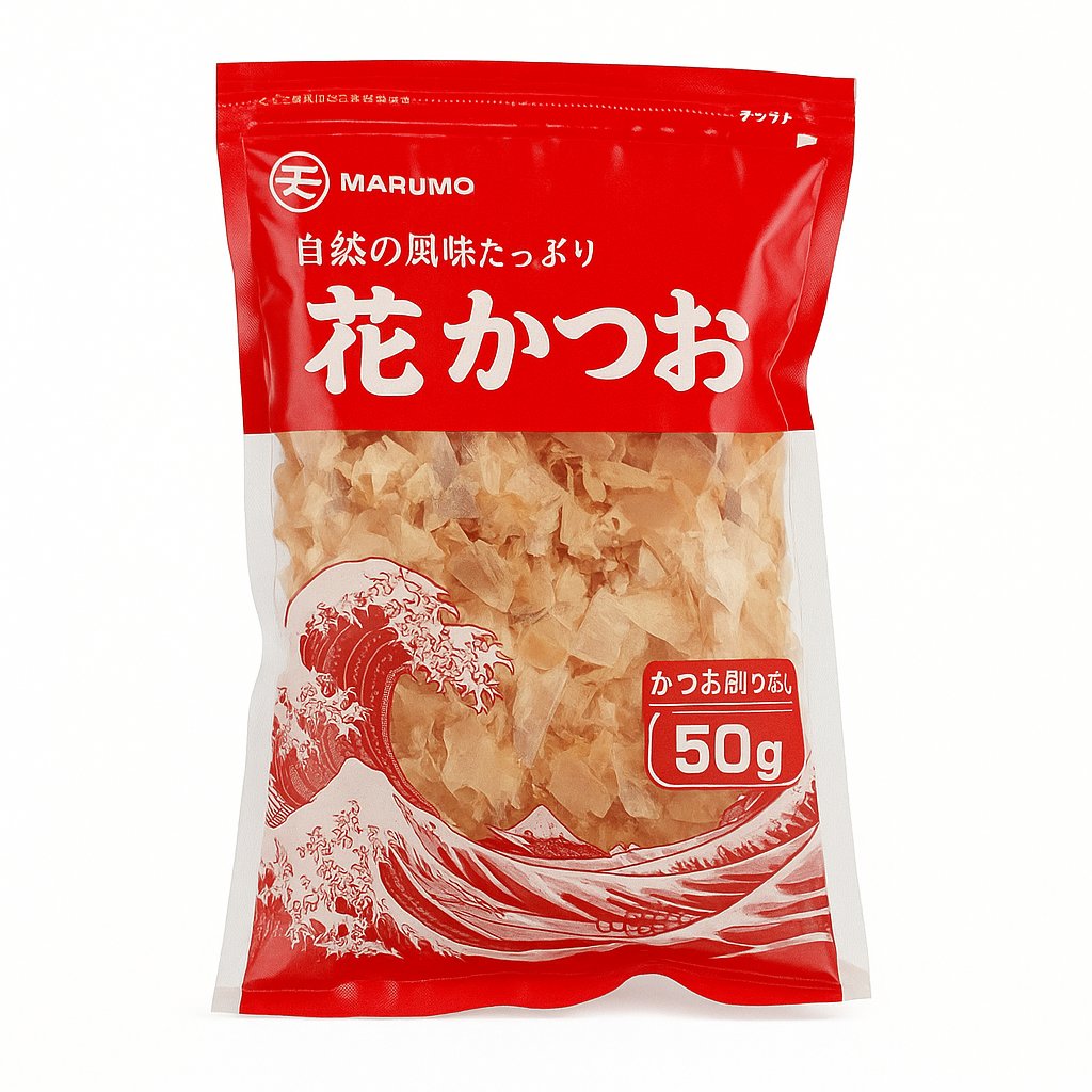 

Katsuobushi HALAL Marumo 50Gr Ikan Cakalang Asap Bonito Flakes WJM Shop