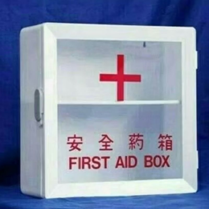 Kotak Obat P3k First aid box / medicine box 2 susun kotak P3k