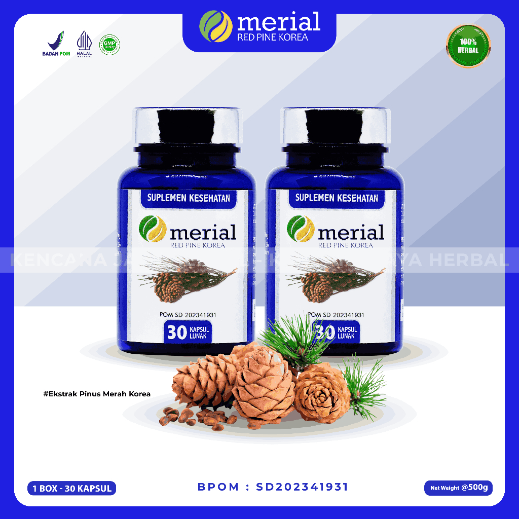Merial Red Pine - 2 Box / Merial Obat Kolesterol