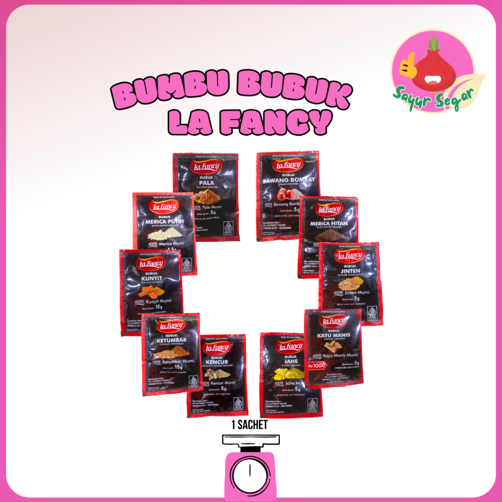

Bumbu Bubuk La Fancy - Sayur segar