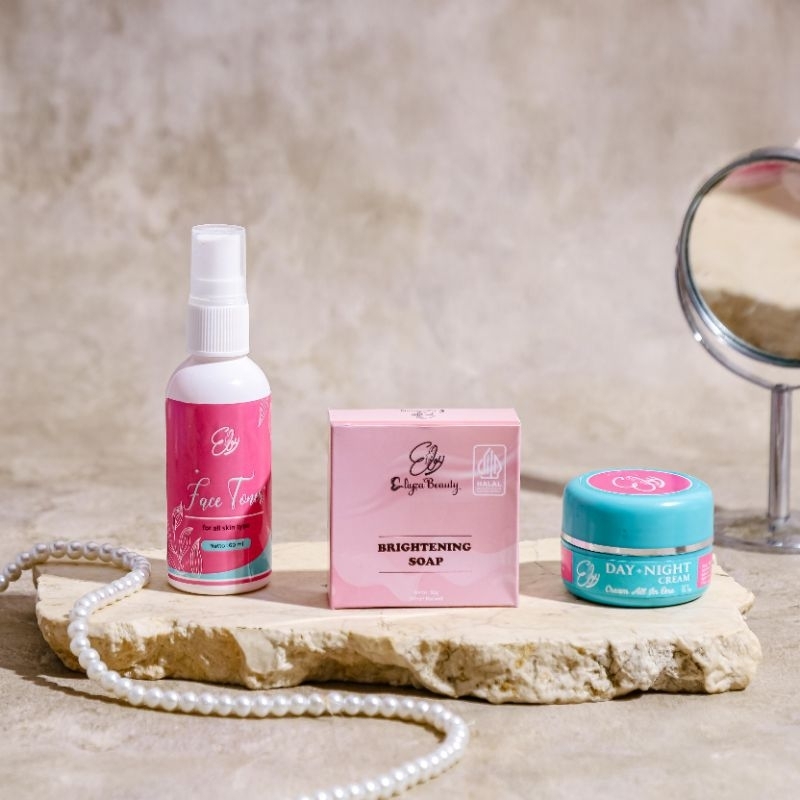 PAKET  ELIZA BEAUTY EBY + TONER ELIZA + SABUN ELIYZA + VIES BEAUTY