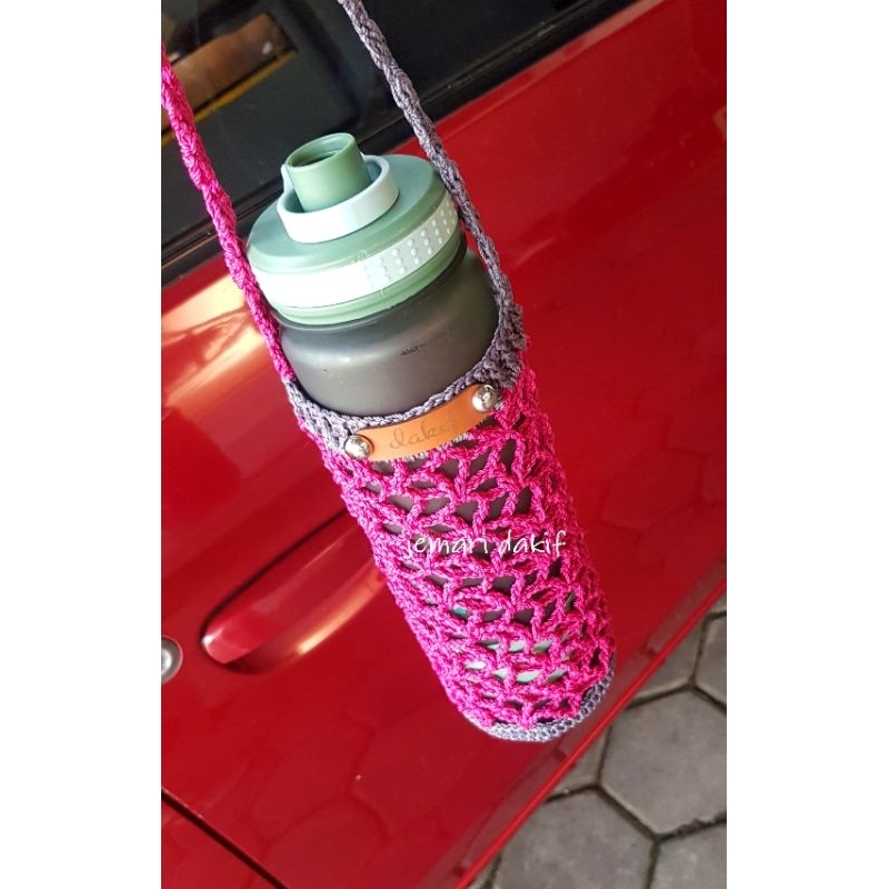 tas botol minum rajut