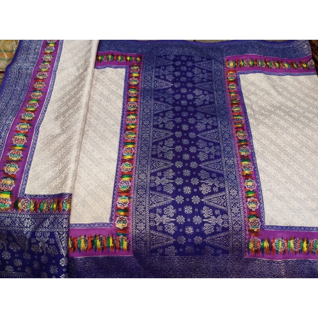 Songket Palembang Asli Tenun Tangan | Songket Pancawarna | Multicolor Gebeng | Songket Dimensi | 5 D
