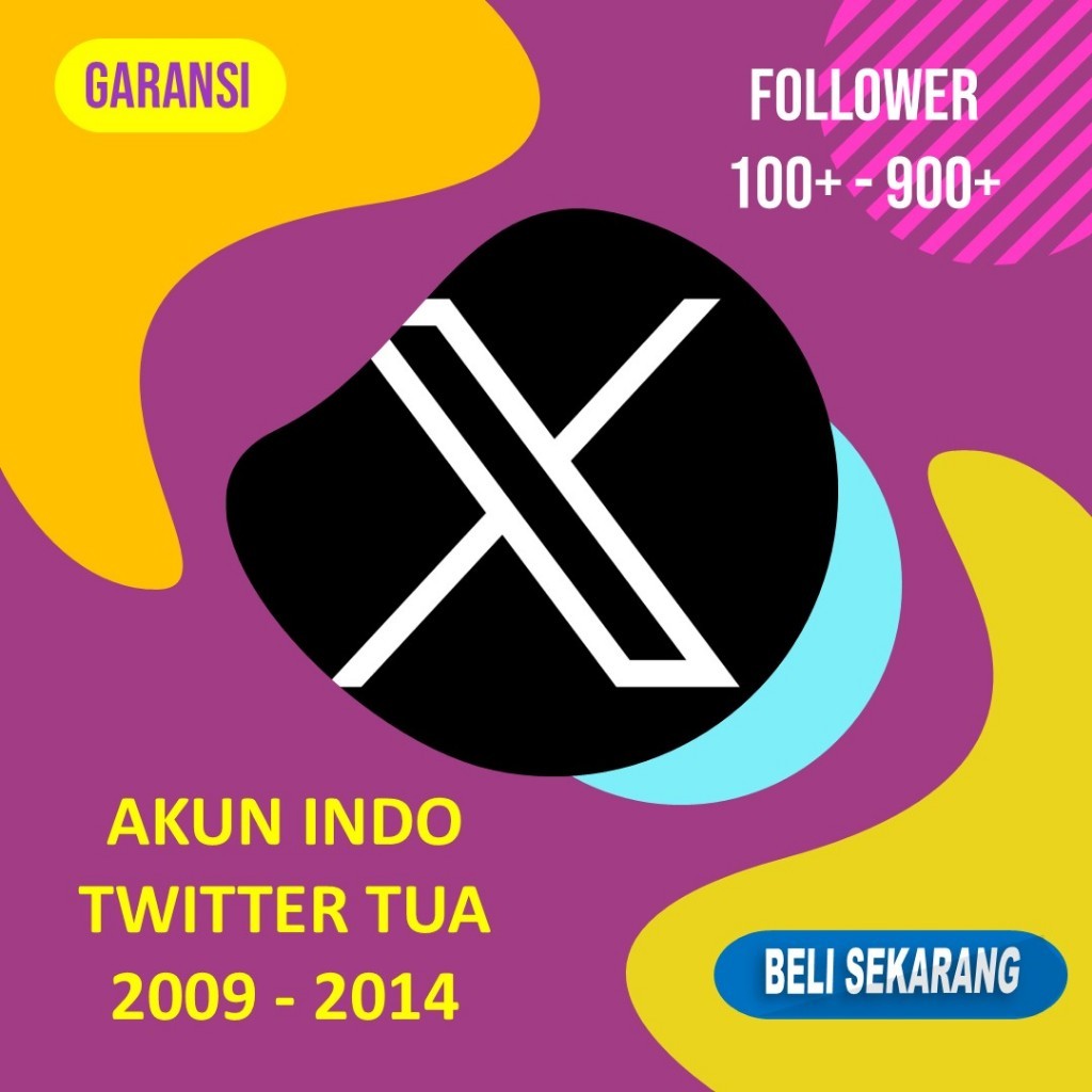 ATAR - Akun X Twitter Tua 2012 - 2014 Ada Follower 100 - 900 MURAH