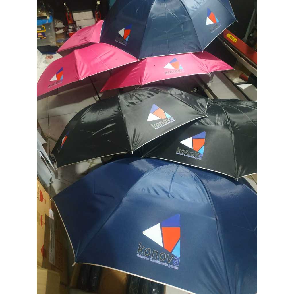 Custom Payung Promosi / Payung custom Logo / Cetak Payung Sablon Logo / Souvenir Payung Custom / Mer