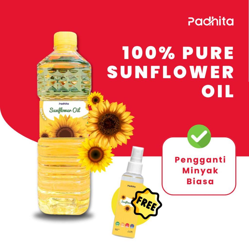 

Termurahhh Sunflower Oil Padhita Minyak 100% Pure Sunflower Oil