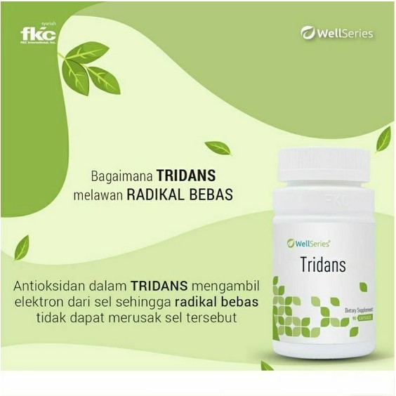 SUPLEMEN FKC TRIDANS SUPLEMEN UNTUK MENINGKATKAN ANTIOKSIDAN TUBUH