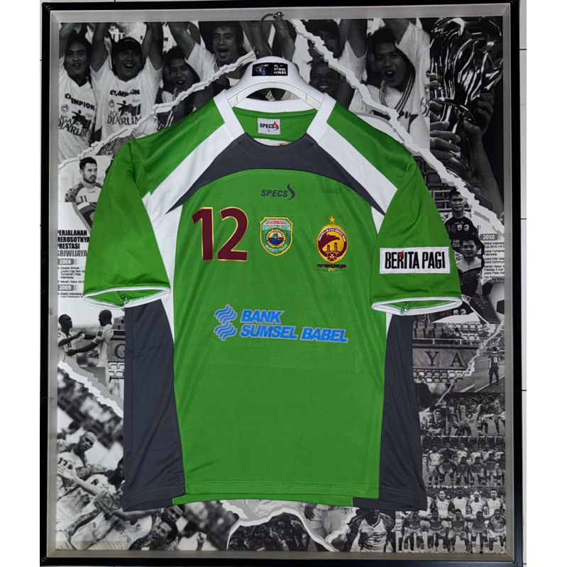  SOLD OUT  Jersey Sriwijaya Fc GK 2011/12 Original Specs #12