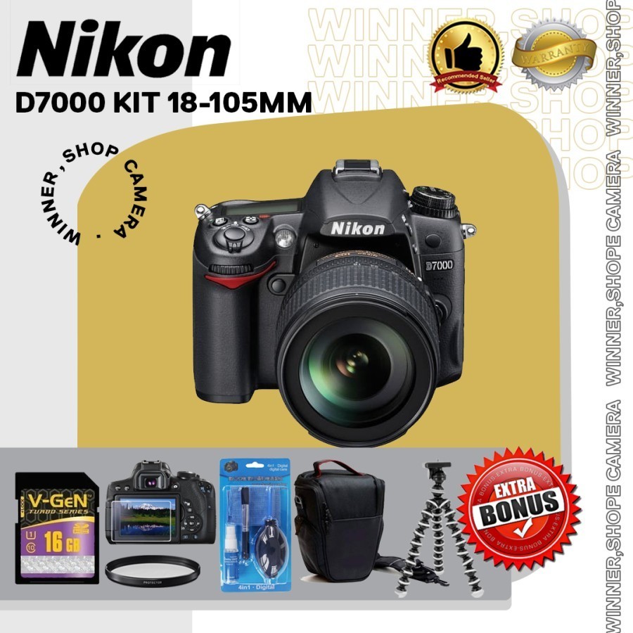 Kamera Nikon D7000 Kit 18-105mm Camera DSLR Nikon D 7000