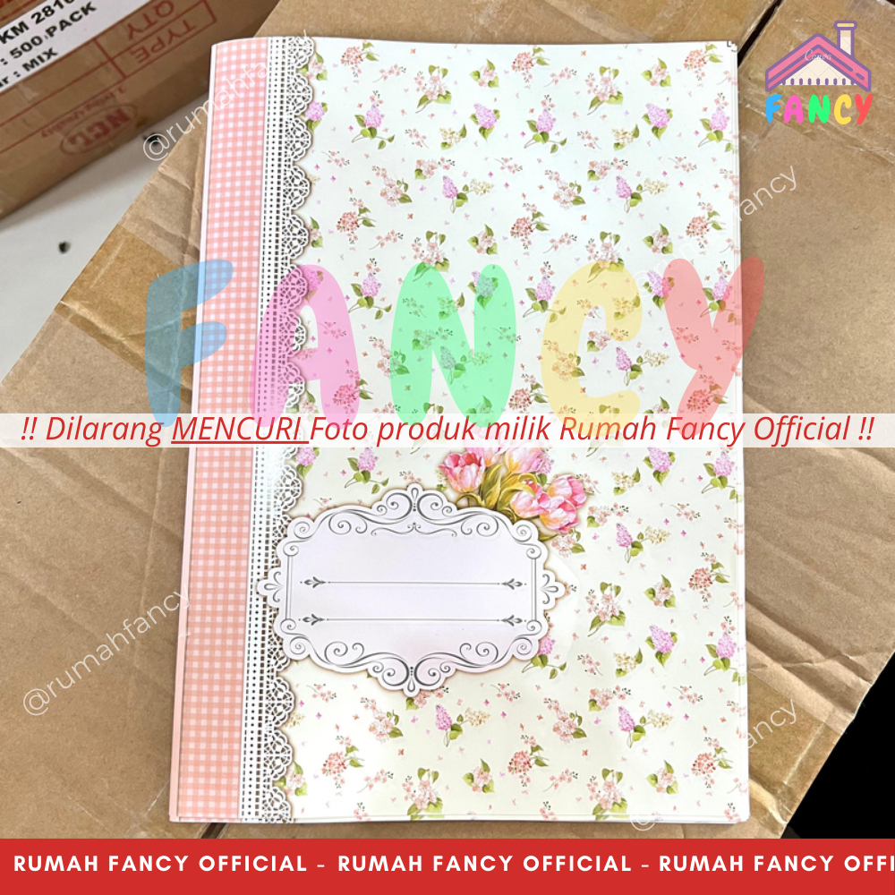 

[1PAK] ISI 20 LEMBAR Sampul Buku BOXY / Big Boss SIMPATY Bunga Pastel Butterfly TEBAL PREMIUM