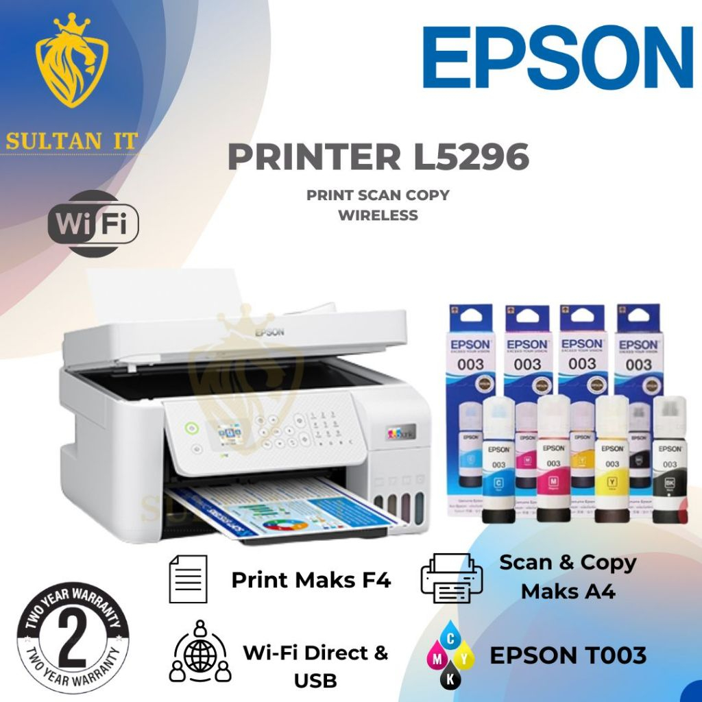 Printer Epson L5296 All In One Wifi Original Printer
