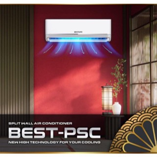 AC BESTLIFE BEST-12PSC STANDARD SPLIT PLASMA SAMURAI COOL 12000 BTU 1105 WATT 1 1/2 PK