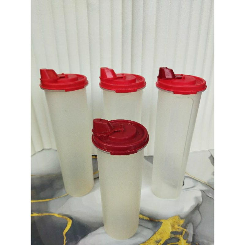botol tempat minyak kapasitas 1,1 liter tupperware second preloved