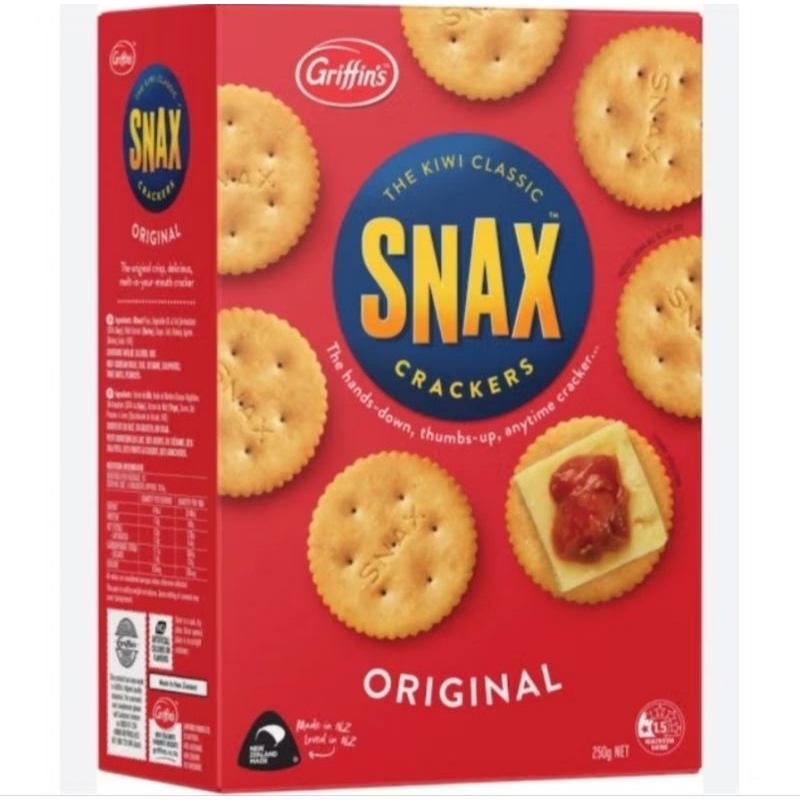 

Griffin's The Kiwi Classic Snax Crackers Original 250gr