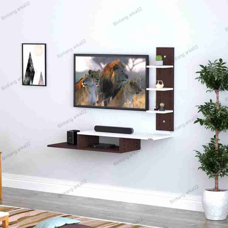 Rak tv gantung minimalis modern rak gantung serbaguna