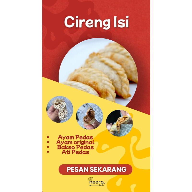 

CIRENG ISI AYAM BAKSO ATI PEDAS