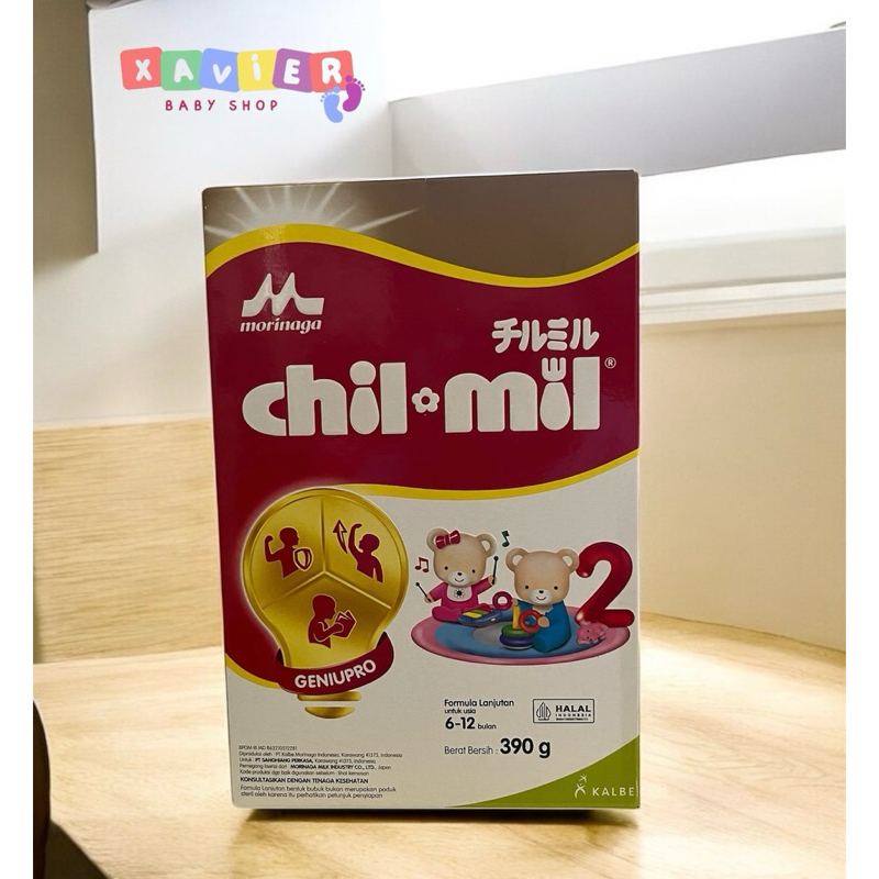 MORINAGA CHIL MIL REGULER 6-12 BULAN SUSU FORMULA 390 GRAM