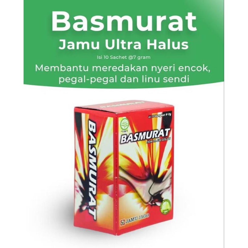 

basmurat serbuk jamu jago isi 10 pcs asam urat