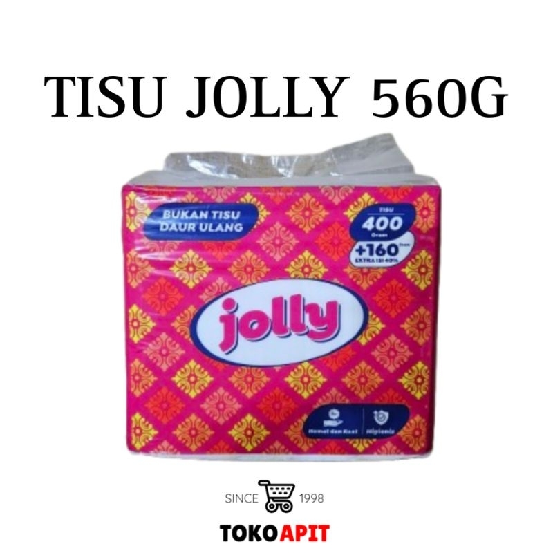 TISSUE JOLLY 560 GRAM / TISU WAJAH JOLLY 560 GRAM