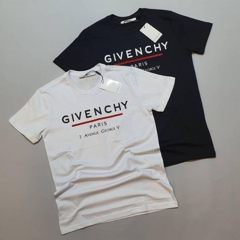 baju kaos GIVENCHY/PARIS pria wanita