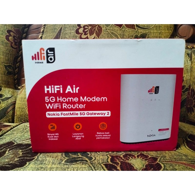 NOKIA HiFi Air 5G Home Modem WiFi Router NokiaFastMile Gateway 2 bundling Indosat