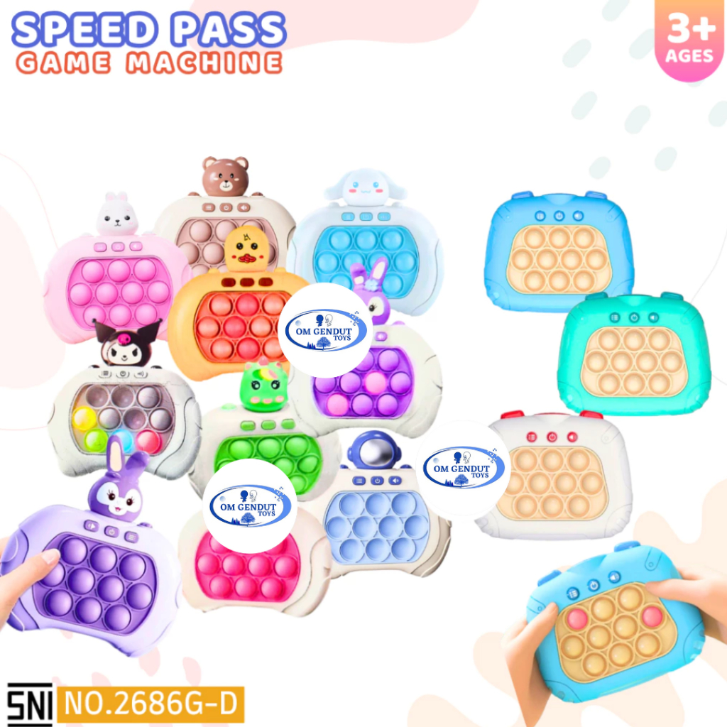 Og Mainan Edukasi Fun Time Pop It Electric No.011