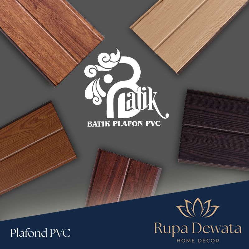 Plafon PVC Golden Batik 4m