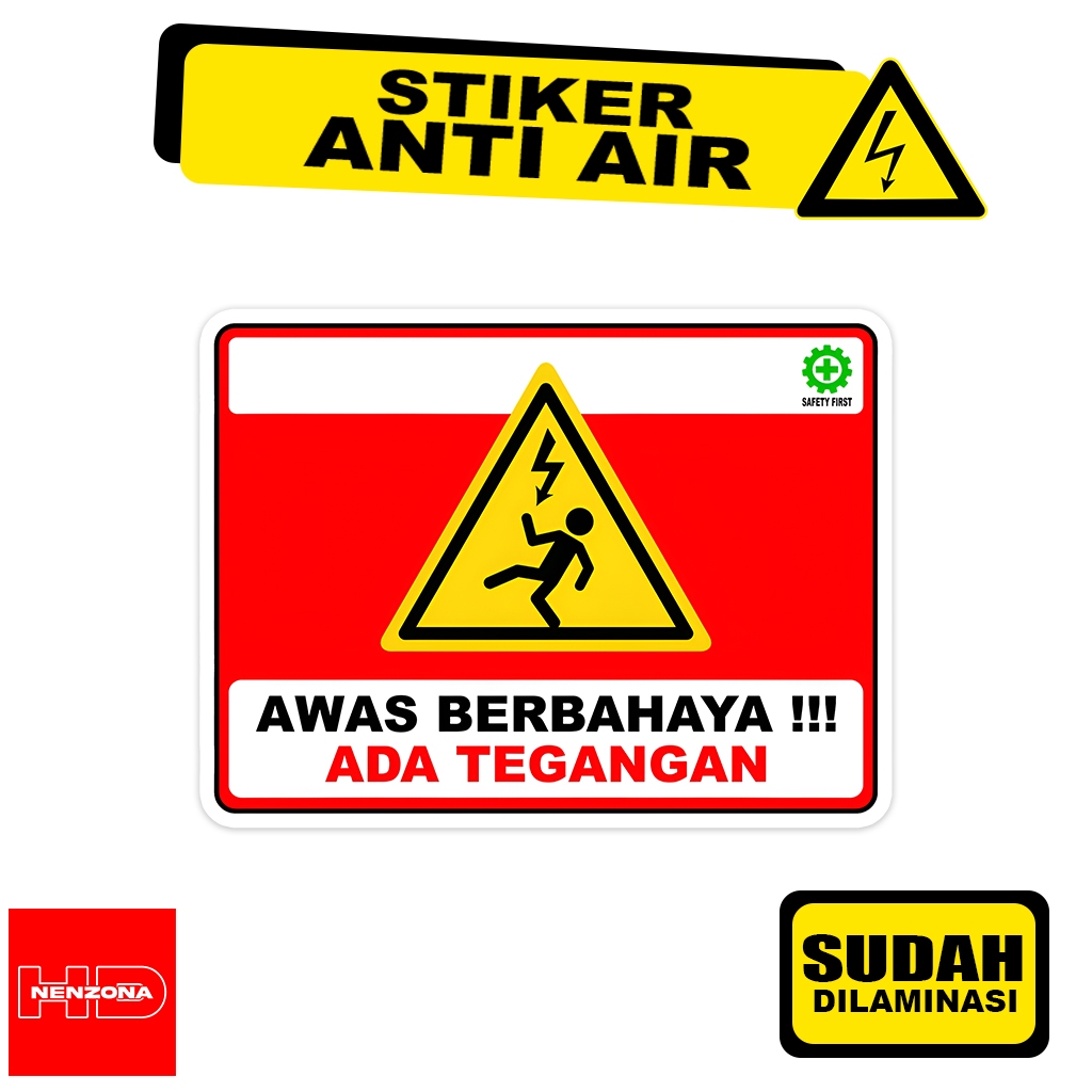 

Stiker Awas Berbahaya Ada Tegangan Sticker Kelistrikan Elektronik Bahan Vinyl Anti Air