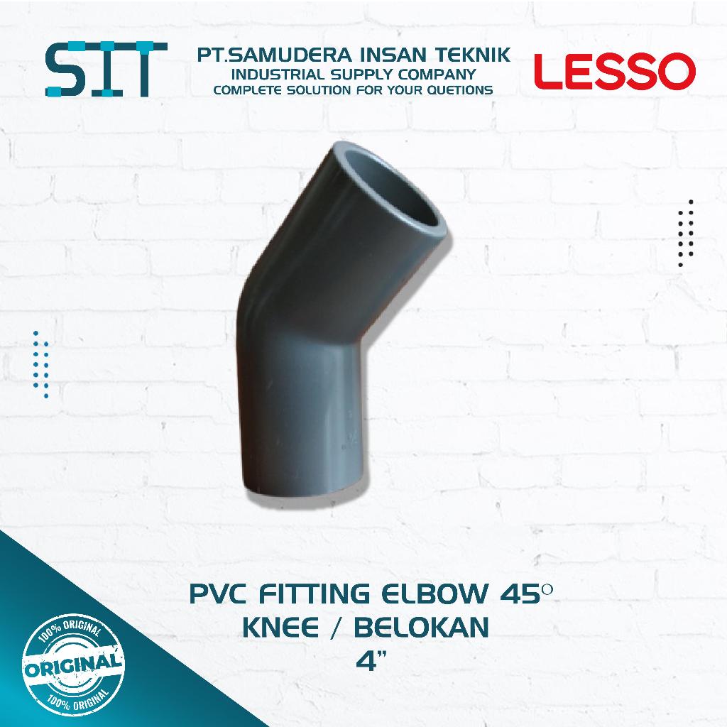 Elbow 45 Derajat 6 Inch AW Lesso Knie Knee pvc 4"