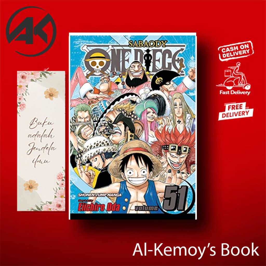 One Piece, Vol, 51-100 by Eiichiro Oda  Komik Manga