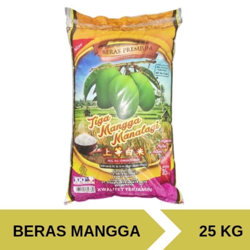 

Beras Mangga Premium 25 kg