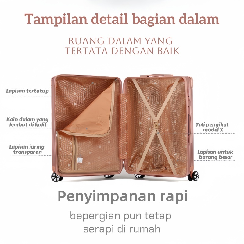 Hot Sale Jzr Koper Promo Koper Tas Koper Traveling A916 Koper Polo Vienna Koper Fiber Ukuran