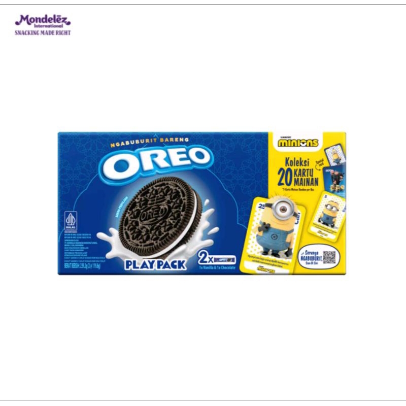 

Oreo special edition isi 2 berhadiah kartu minions