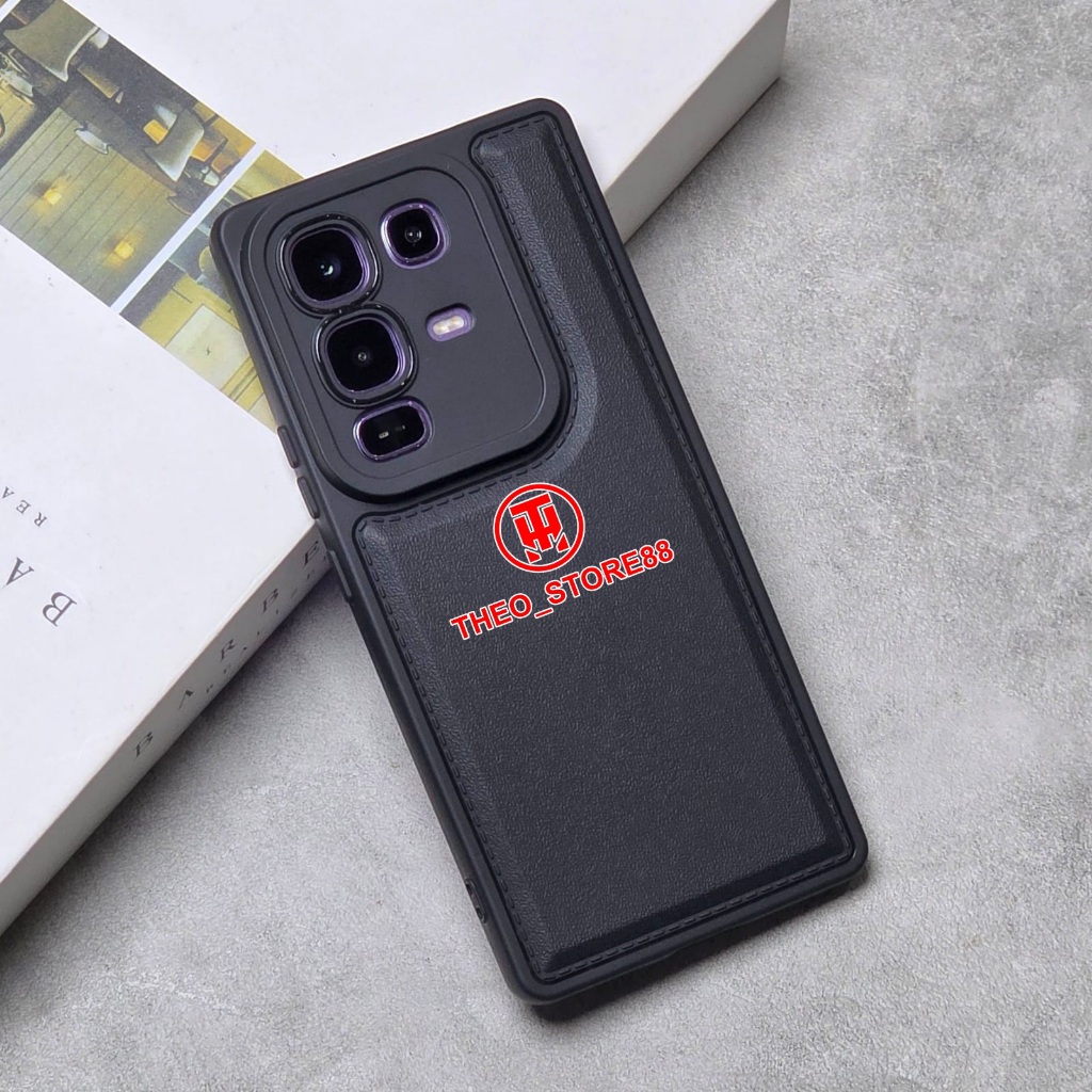 INFINIX NOTE 50 INFINIX NOTE 50 PRO  CASE LEATHER PRO BLACK INFINIX NOTE 50 INFINIX NOTE 50 PRO